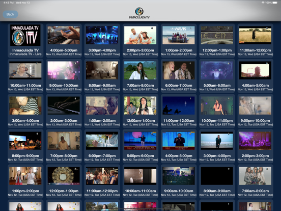 ITV Inmaculada TV iPad screenshot 8 - Lifestyle app