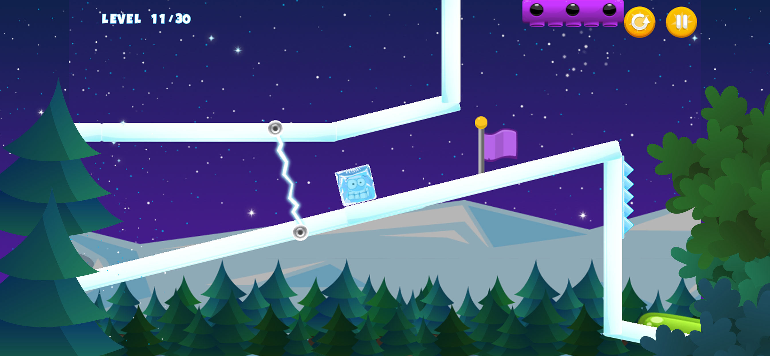 Icy Purple Hero: Jelly Odyssey