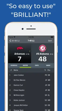 Game screenshot Arkansas Football Schedules hack