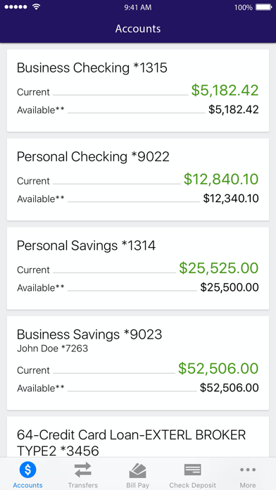 Excite Mobile Banking Screenshot