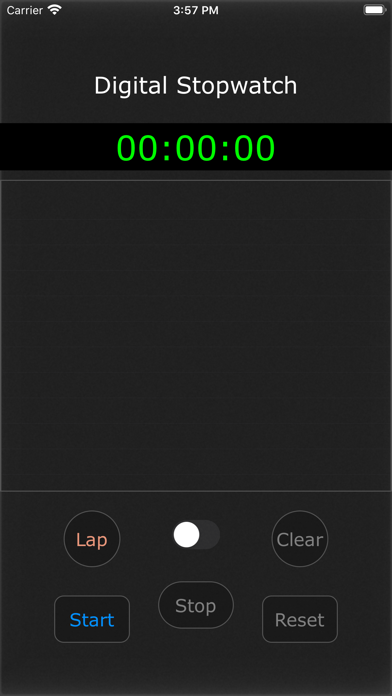 Screenshot #3 pour Stopwatch - Digital