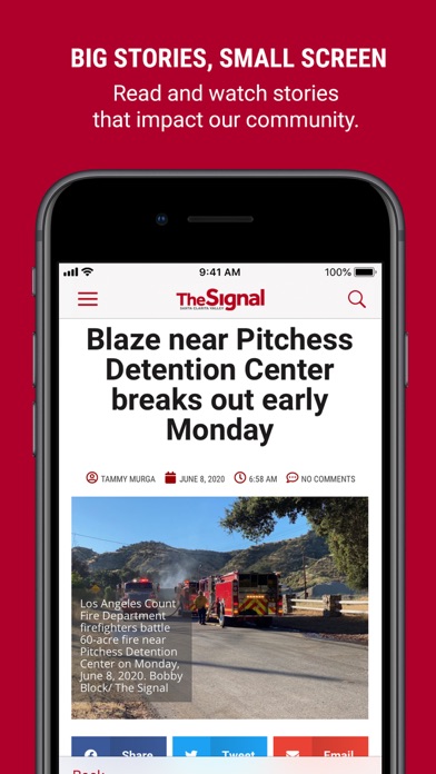 SignalSCV iPhone screenshot 5 - News app