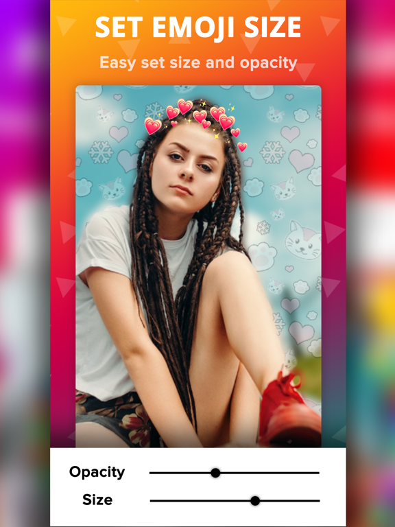 Emoji Background Photo Editor iPad screenshot 6 - Photo & Video app