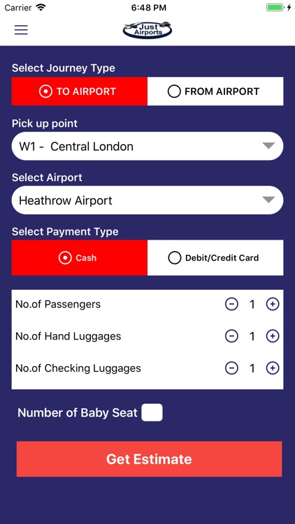 Justairports Airport Transfers