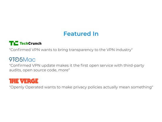 Confirmed VPN iPad screenshot 5 - Productivity app