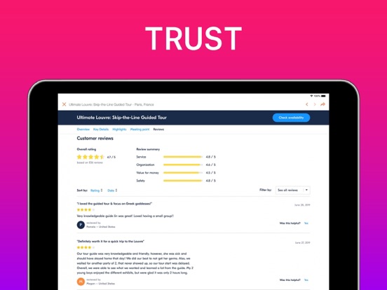 Paris Museums Visitor Guide iPad screenshot 7 - Education app