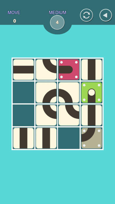 Unroll Ball Puzzle Screenshot