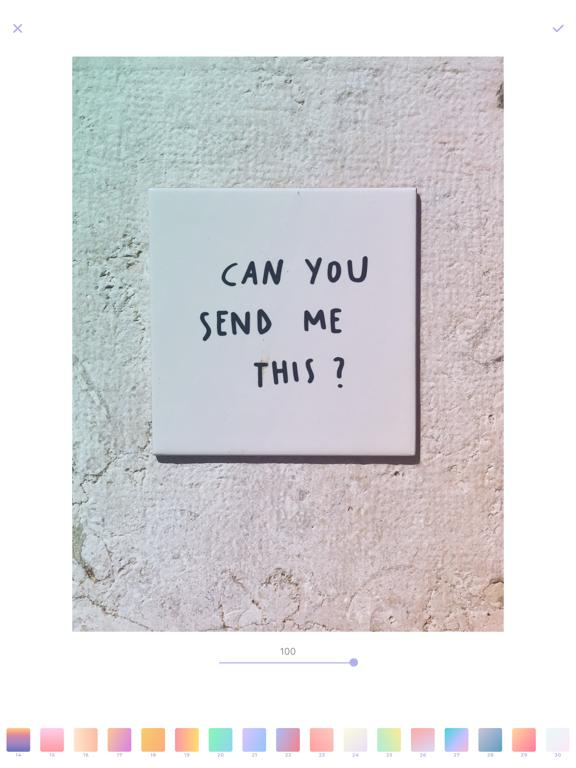 Minky's Color Gradient iPad screenshot 4 - Photo & Video app