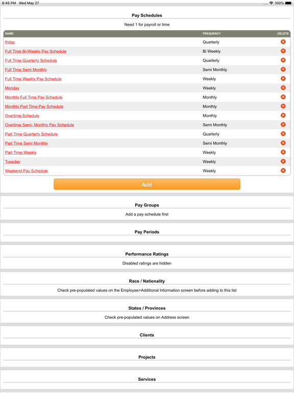 MobileHR iPad screenshot 3 - Business app