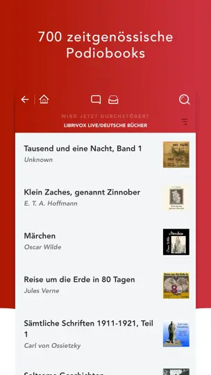 Screenshot von Audiobooks HQ Hörbücher auf dem iPhone 2