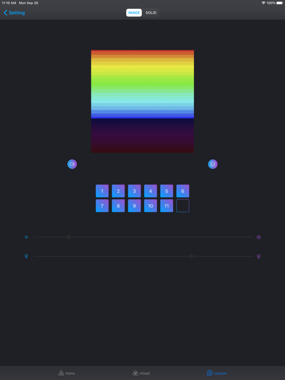 UniColor Light iPad screenshot 6 - Photo & Video app