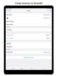 easy invoice pro - pdf export ipad images 2