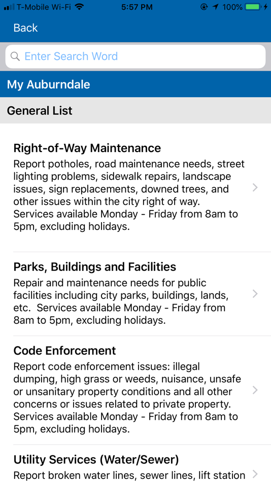 #2. My Auburndale App (iOS) By: Safety Now Solutions LLC