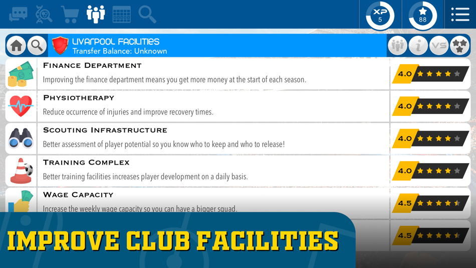 #7. Superstar Football Manager (iOS) โดย: Lazy Boy Developments