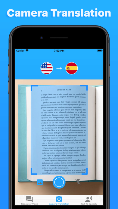 Speech & Translator : Camera screenshot 2