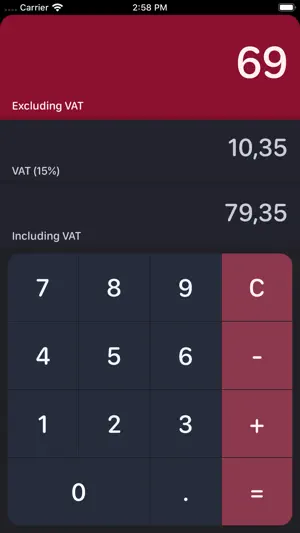 South African VAT Calculator screenshot 4