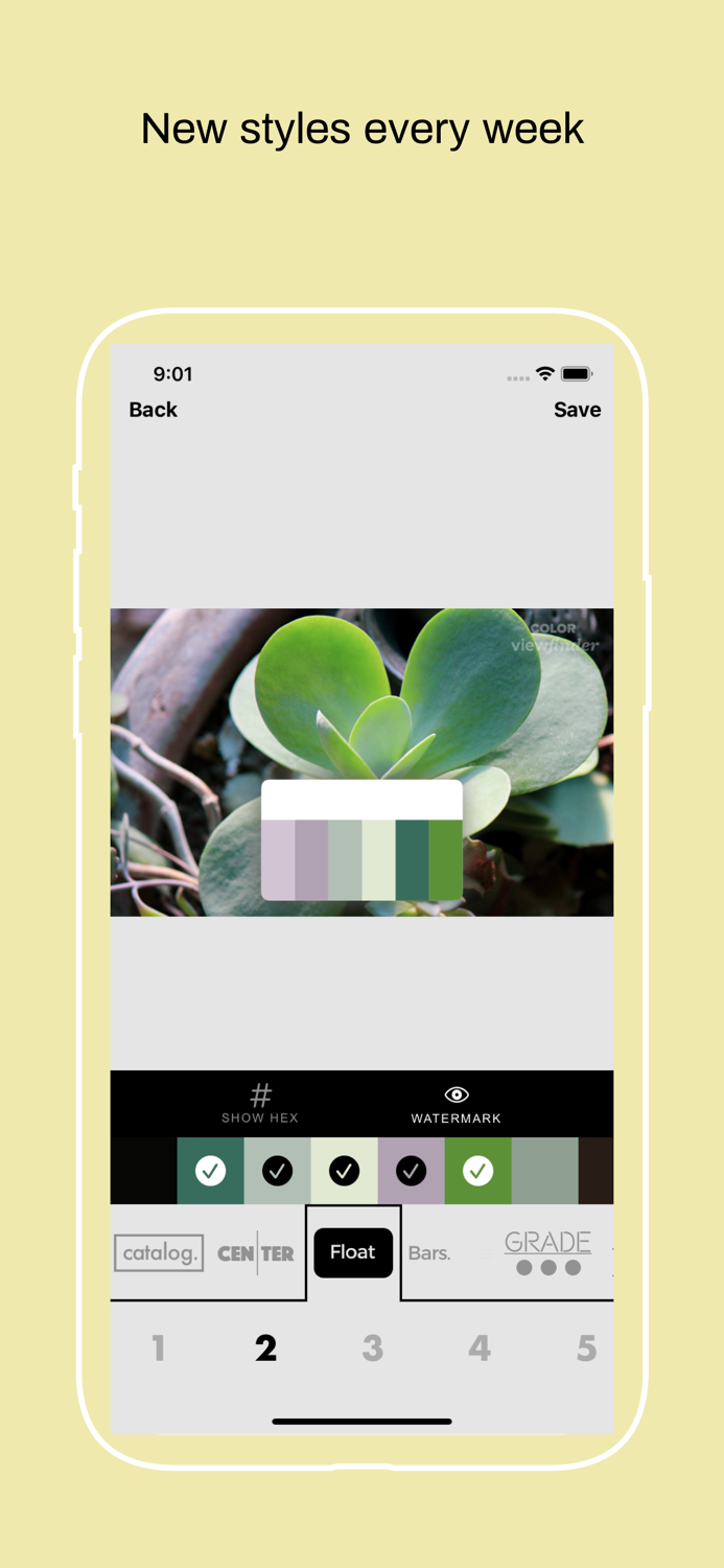 Color Viewfinder - palette