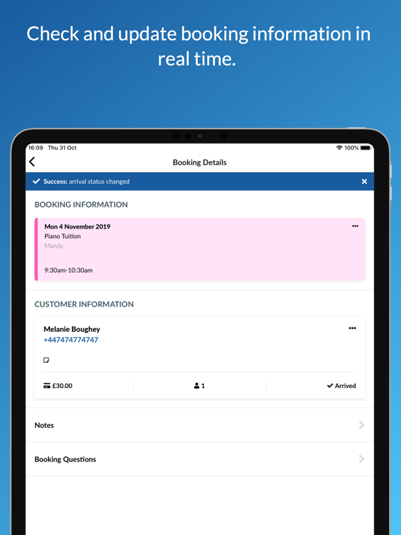 Appointedd iPad screenshot 1 - Business app