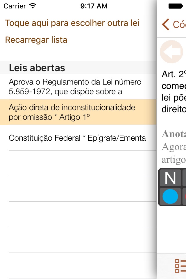 Vade Mecum Lite Direito Brasil screenshot 4