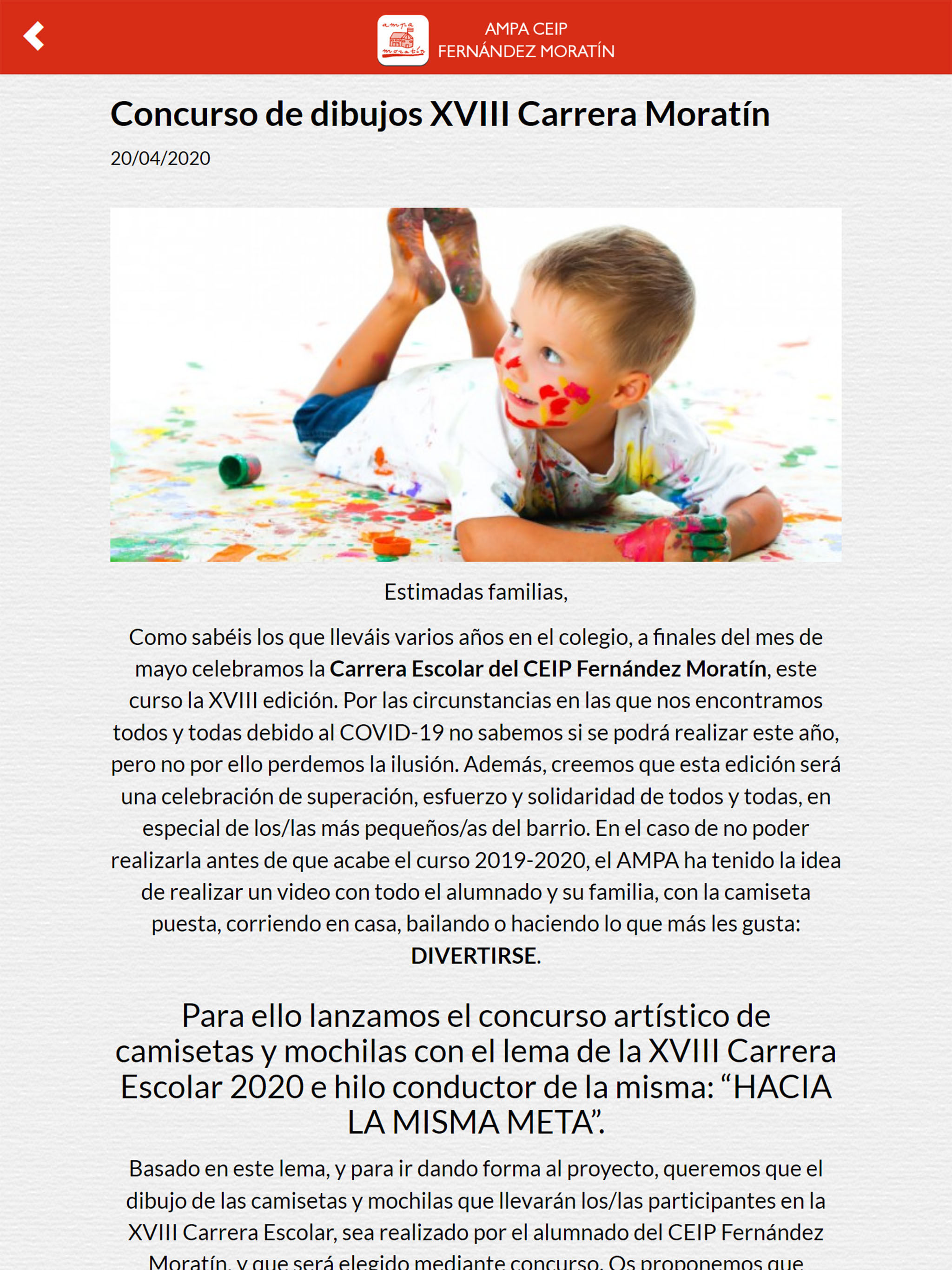AMPA CEIP FERNÁNDEZ MORATÍN screenshot 6
