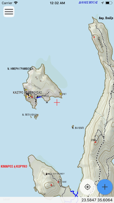 Toponavigator Greece topo maps screenshot 2