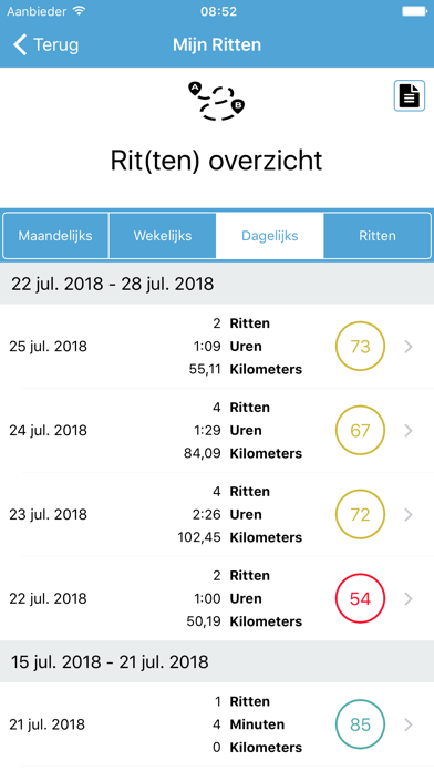 Fairzekering rijcoach screenshot 2