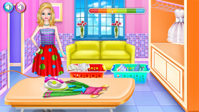 Olivias washing laundry game Screenshot