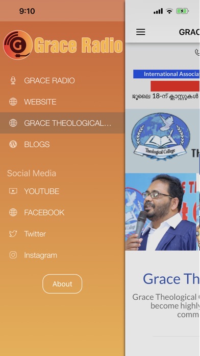 Grace Radio Live iPhone screenshot 4 - Entertainment app