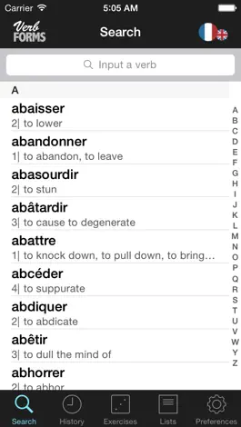 Game screenshot French Verbs & Conjugation apk