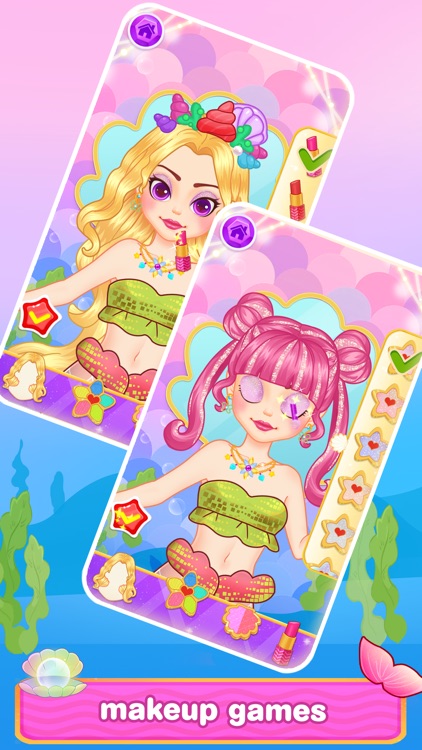 Mermaid Princess Makeup Design