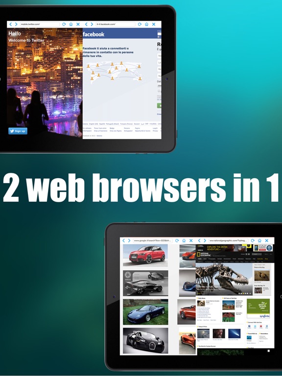 Screenshot #1 for Double browser Pro 2 in 1