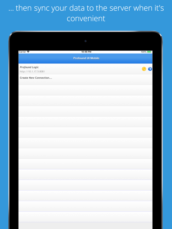 Profound UI iPad screenshot 4 - Business app