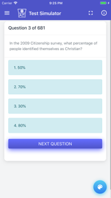 UK Citizenship Test screenshot