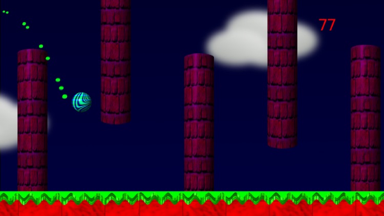 Green Ball Up and Down