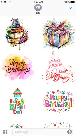 Game screenshot Happy Birthday Sticker Pack mod apk