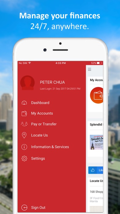 China Bank Mobile App Screenshot