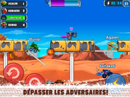 Screenshot #6 pour Car Eats Car Multiplayer Race