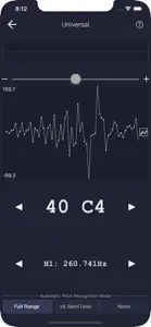 Music Pitch Detector screenshot #2 for iPhone