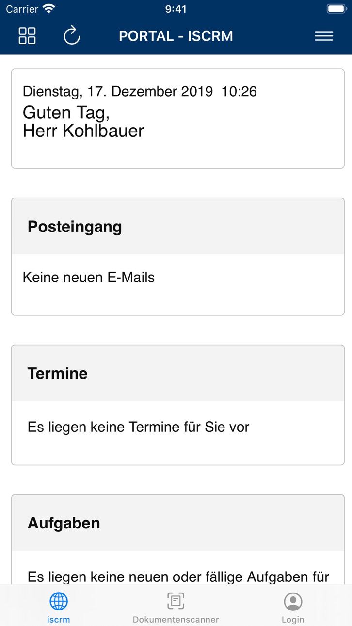 iPhone screenshot