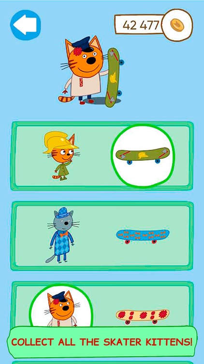Kid-e-Cats: Races Skate Rush screenshot-3