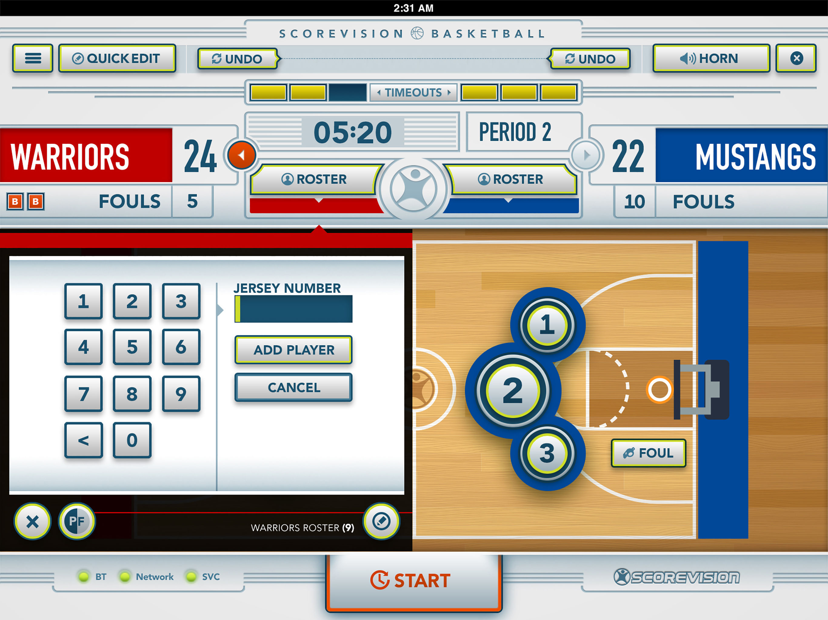 ScoreVision Basketball screenshot 3