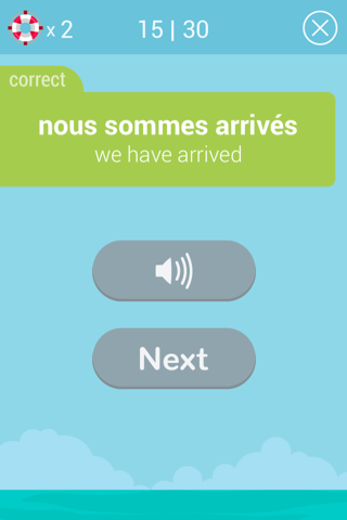 Learn 100 French verbs screenshot 2