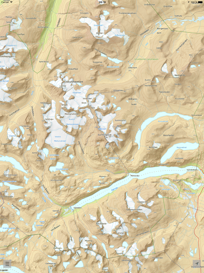 Here and there offline maps