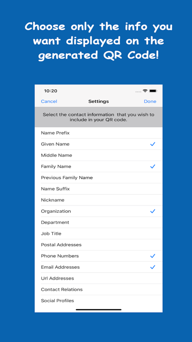Contact Hi Screenshot