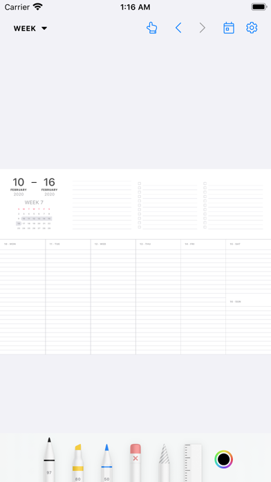 Pencil Planner & Draw Calendar Screenshot