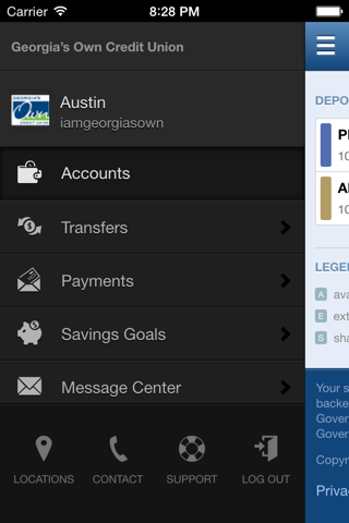 Georgia's Own Credit Union screenshot 2