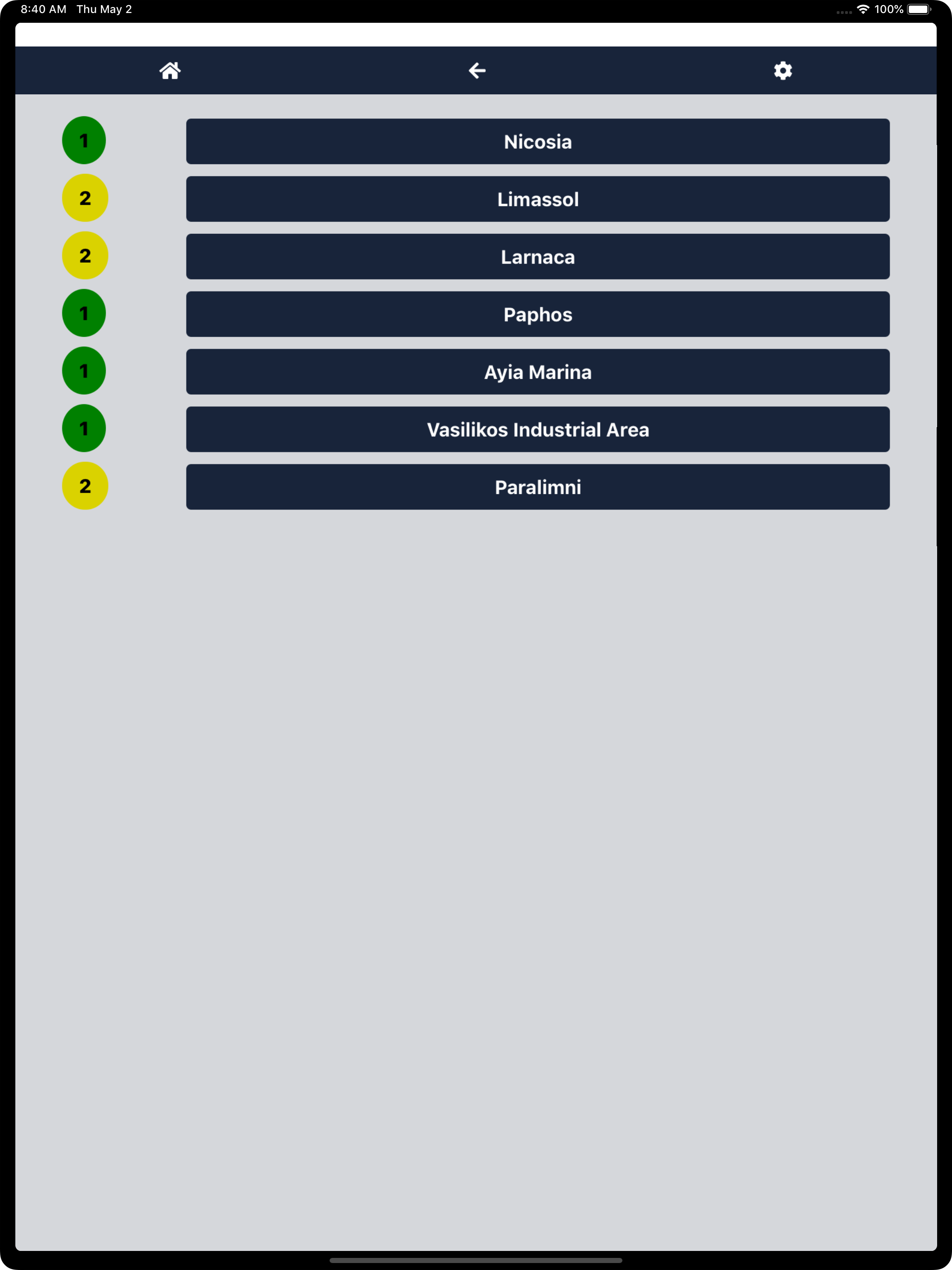 Air Quality Cyprus