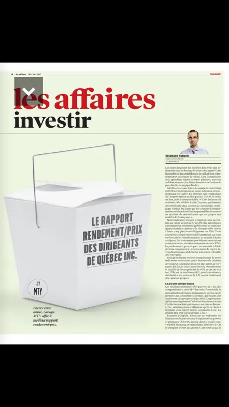 Les Affaires screenshot 4 of 4