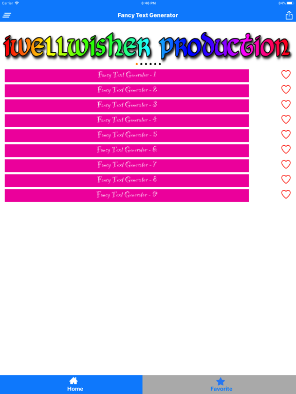 Screenshot #5 pour New Fancy Text Generator
