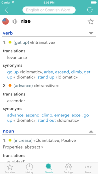 English Spanish Dictionary L.のおすすめ画像3